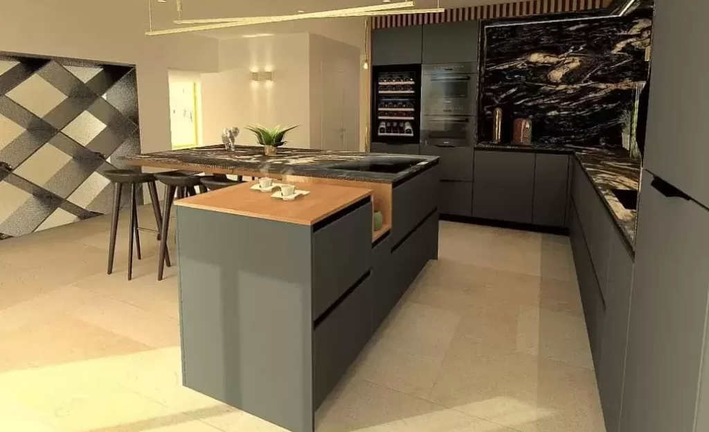 renderizado de cocina